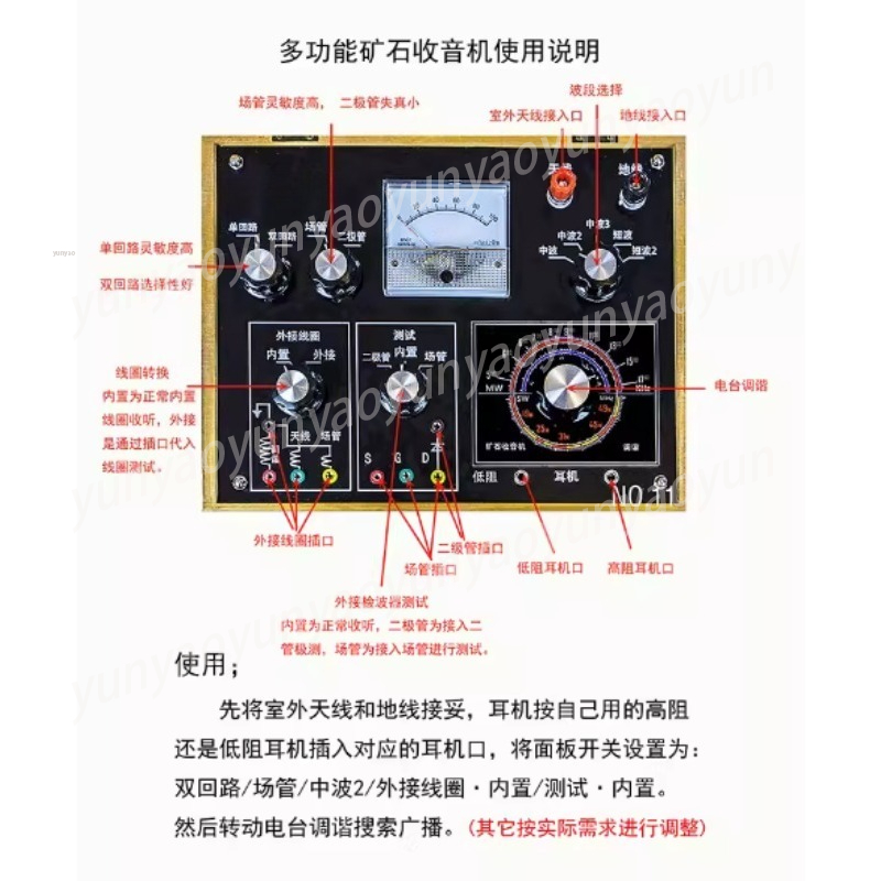 Crystal Radio DIY Kit, Medium  - Science Hobbyist avaliação e preço