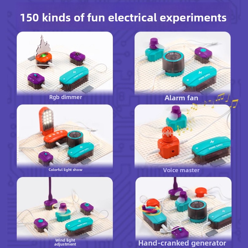 Circuit Experiment Building Bl - Science Toys Diy avaliação e preço