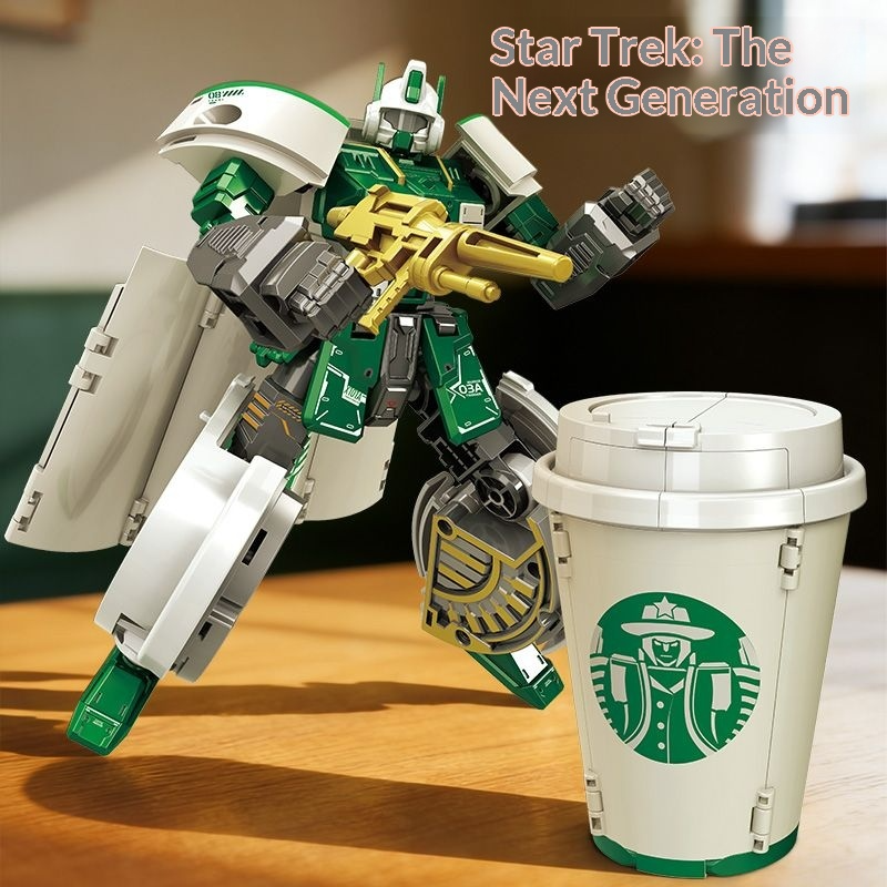 Transforming toy milk tea warr - Science Robot avaliação e preço