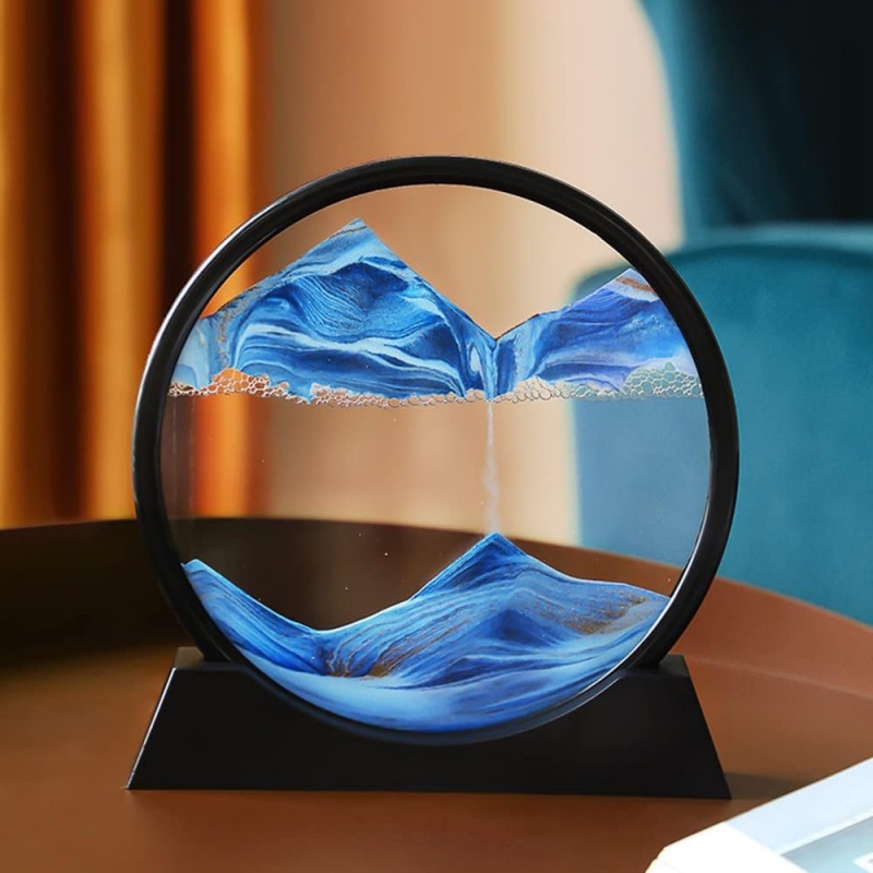 3D Hourglass Quicksand Moving  - Newton Cradle Large avaliação e preço