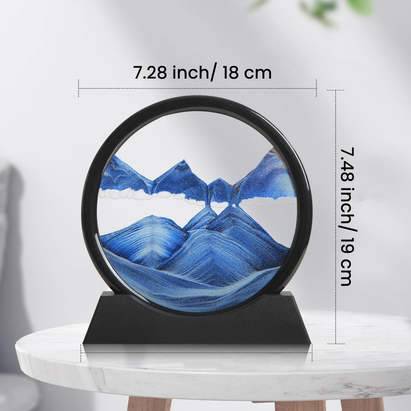 3D Hourglass Quicksand Moving  - Newton Cradle Large avaliação e preço