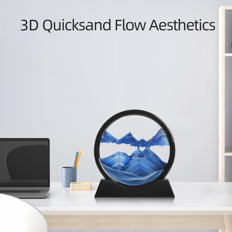 3D Hourglass Quicksand Moving  - Newton Cradle Large avaliação e preço