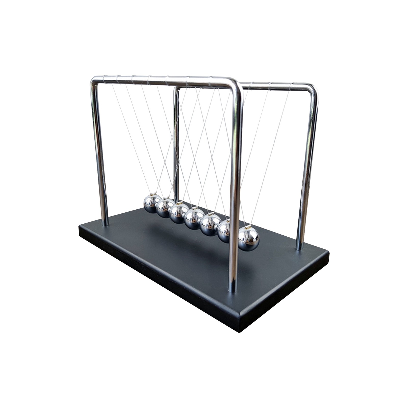 7 Balls Mechanic Curve Newton  - Newton Cradle Large avaliação e preço