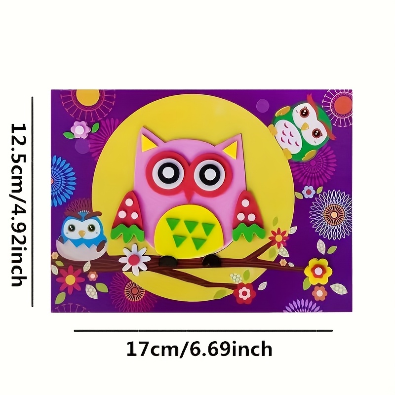 Children's 3D Stickers, 10 Ran - Science Project Diy avaliação e preço