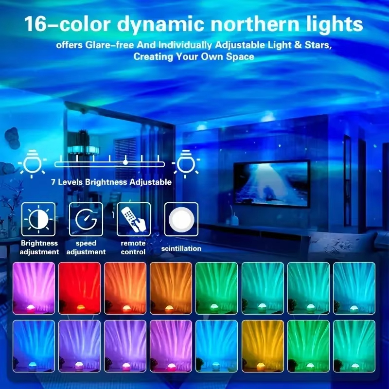 USB Powered Ocean Wave Project - Planetarium Projector Home avaliação e preço