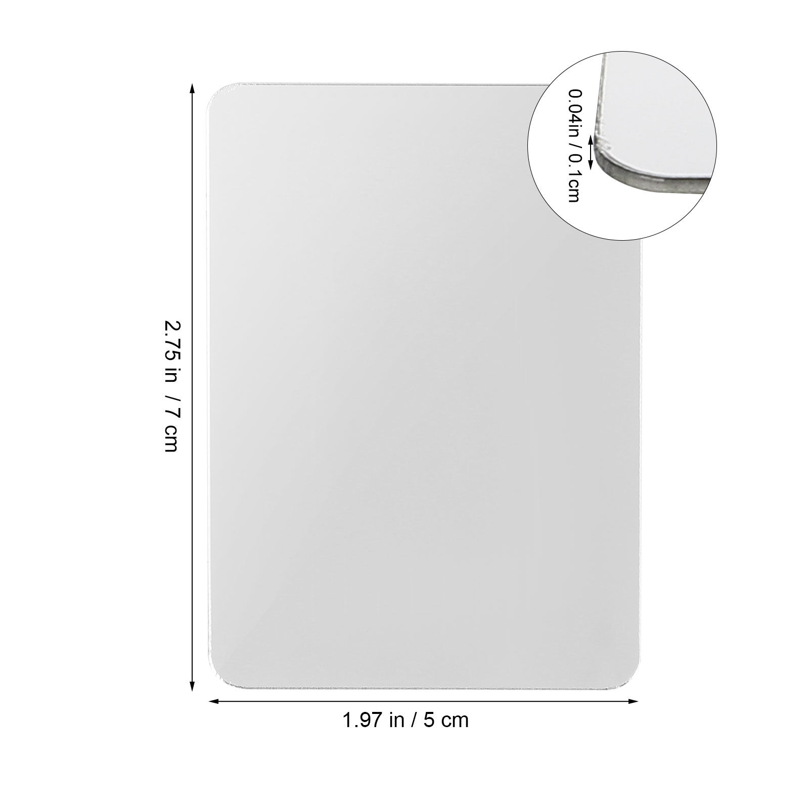 20Pcs Acrylic Mirror Tiles Sof - Science Project Diy avaliação e preço