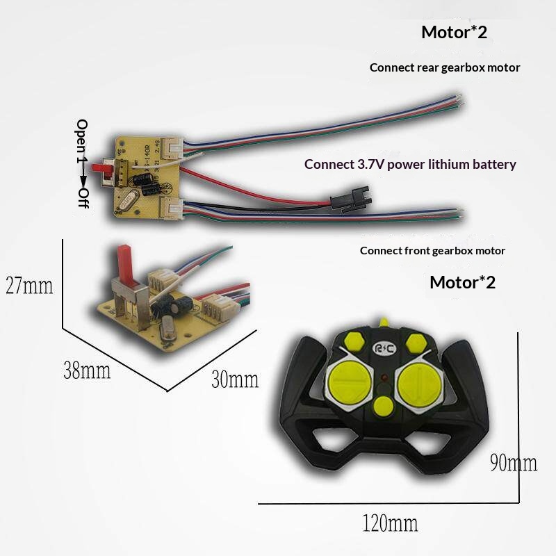 Rc Omni Wheel Stunt Car Diy Fu - Science Hobbyist avaliação e preço
