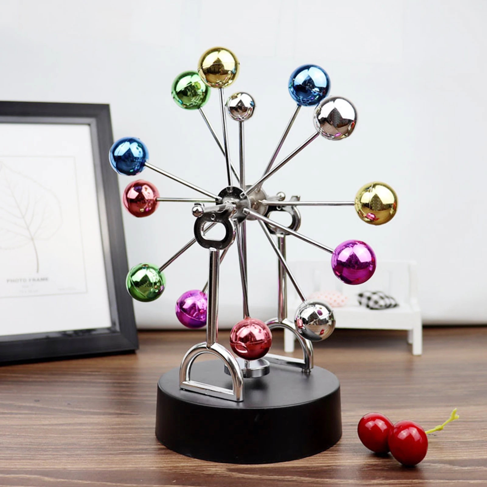 Creative Rotating Ferris Wheel - Newton Cradle Large avaliação e preço