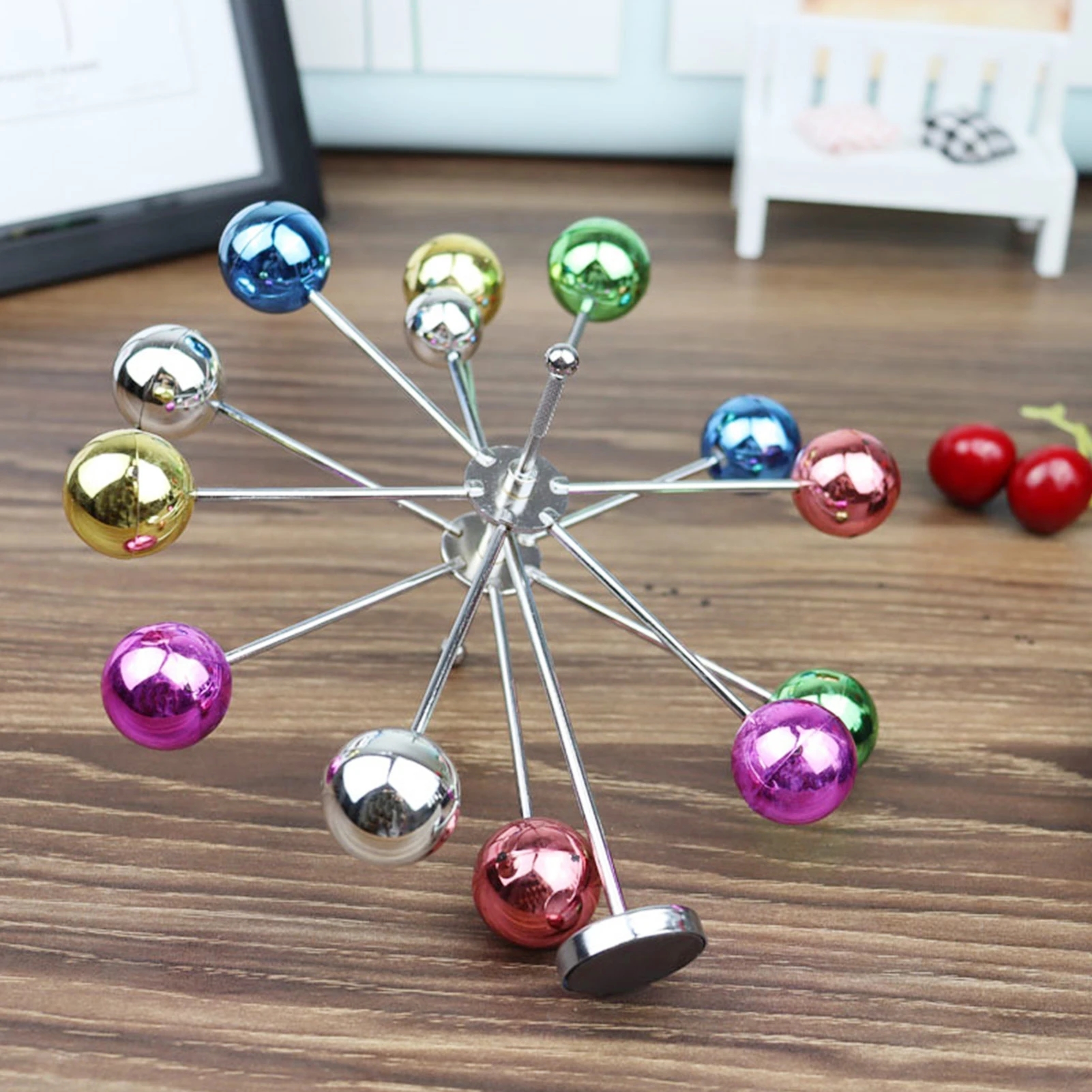Creative Rotating Ferris Wheel - Newton Cradle Large avaliação e preço
