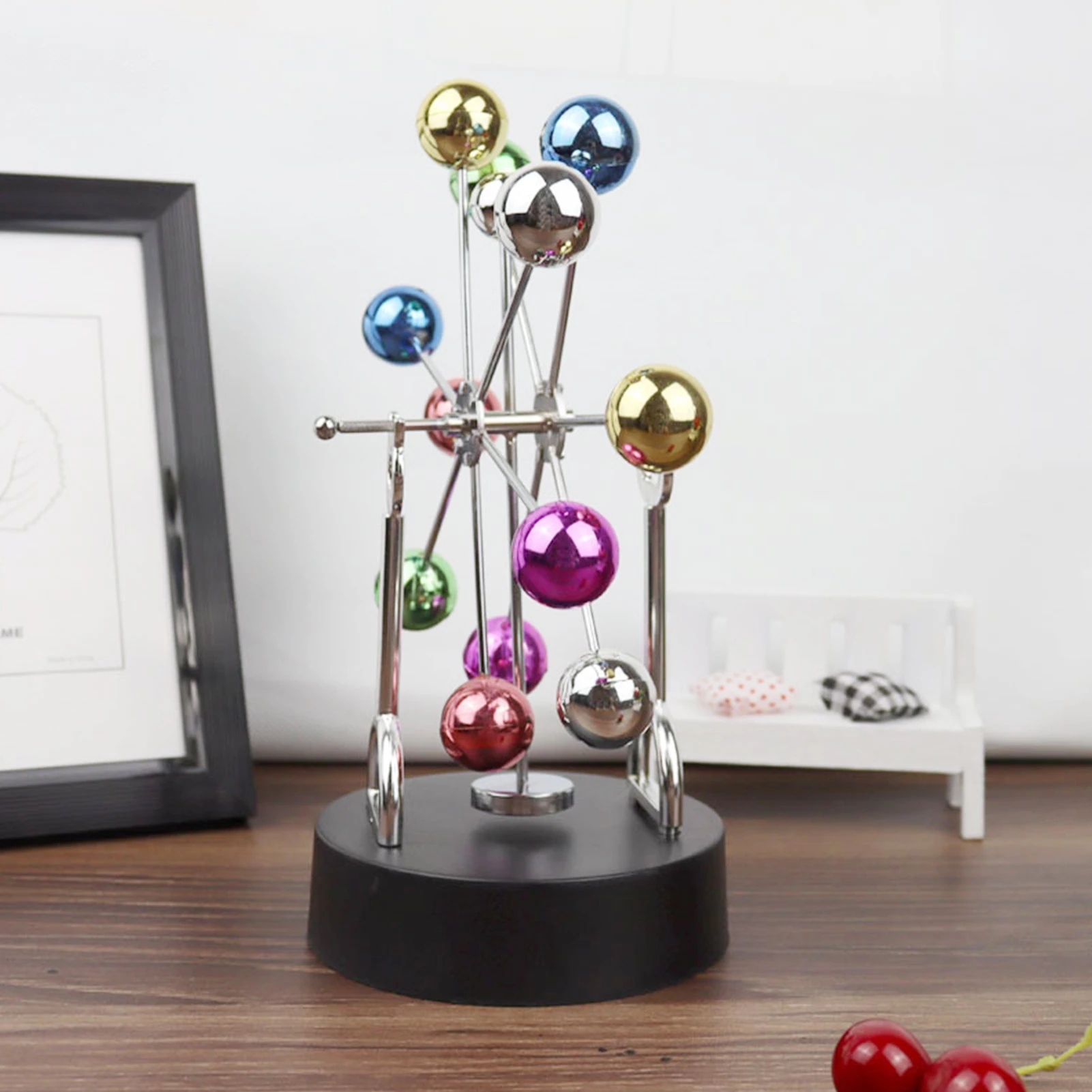 Creative Rotating Ferris Wheel - Newton Cradle Large avaliação e preço