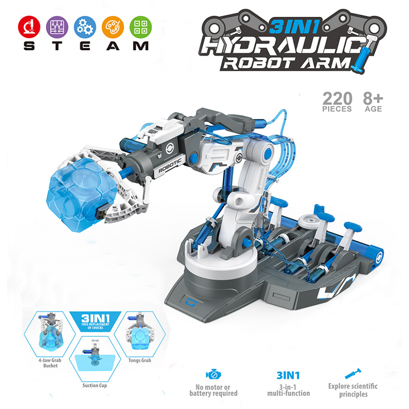 DIY Assembled Hydraulic Mechan - Science Toys Diy avaliação e preço