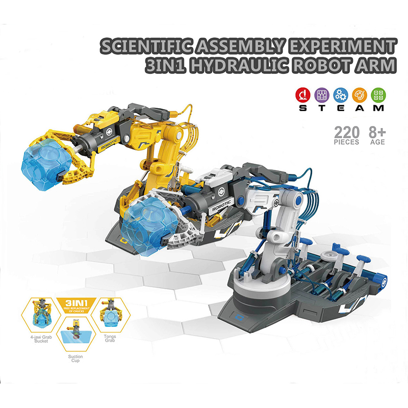 DIY Assembled Hydraulic Mechan - Science Toys Diy avaliação e preço