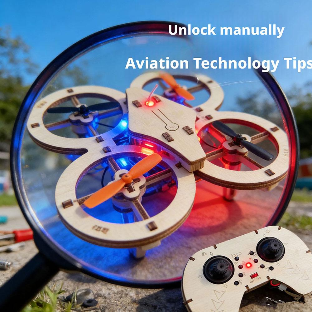 DIY Wooden RC Drone Quadcopter - Science Project Diy avaliação e preço
