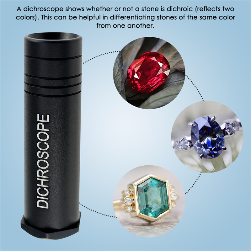 Dichroscope For Gem Calcite Di - Spectroscope Handheld avaliação e preço