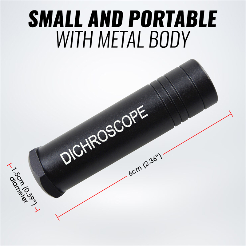 Dichroscope For Gem Calcite Di - Spectroscope Handheld avaliação e preço