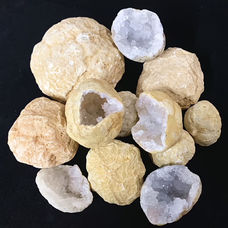 10/20pcs Natural Quartz Geode  - Geode Crystal Break avaliação e preço