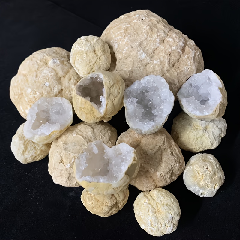 10/20pcs Natural Quartz Geode  - Geode Crystal Break avaliação e preço