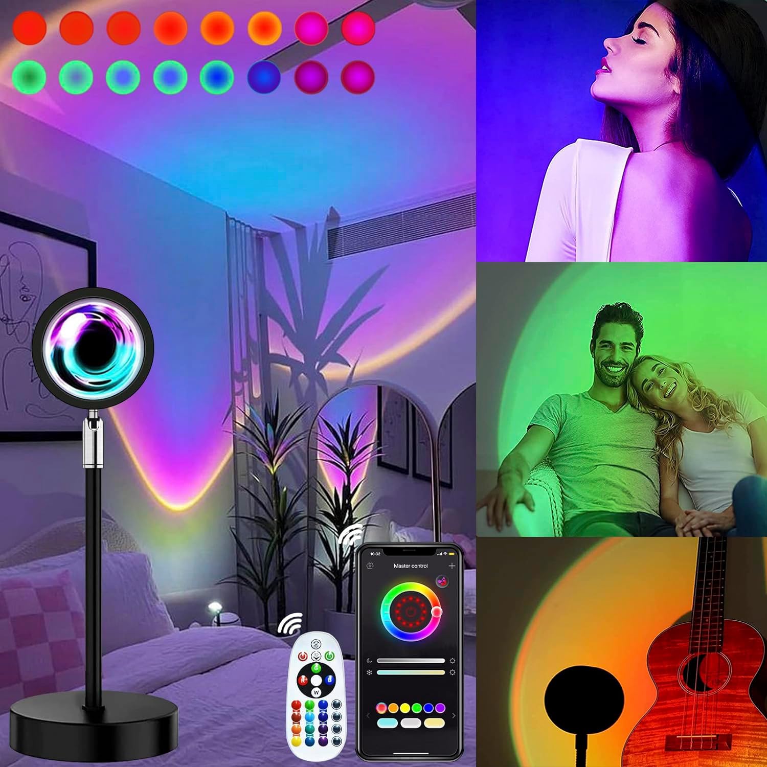 Smart Bluetooth USB Sunset Pro - Planetarium Projector Home avaliação e preço
