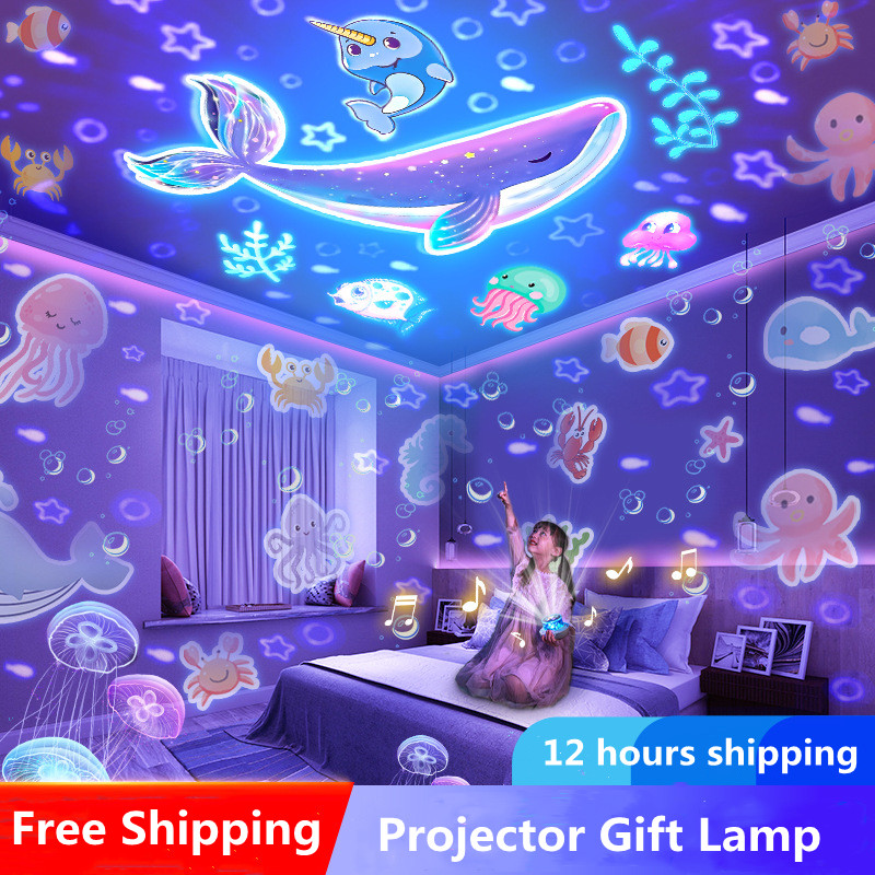 Rotating Sky Moon Lamp Galaxy  - Planetarium Projector Home avaliação e preço