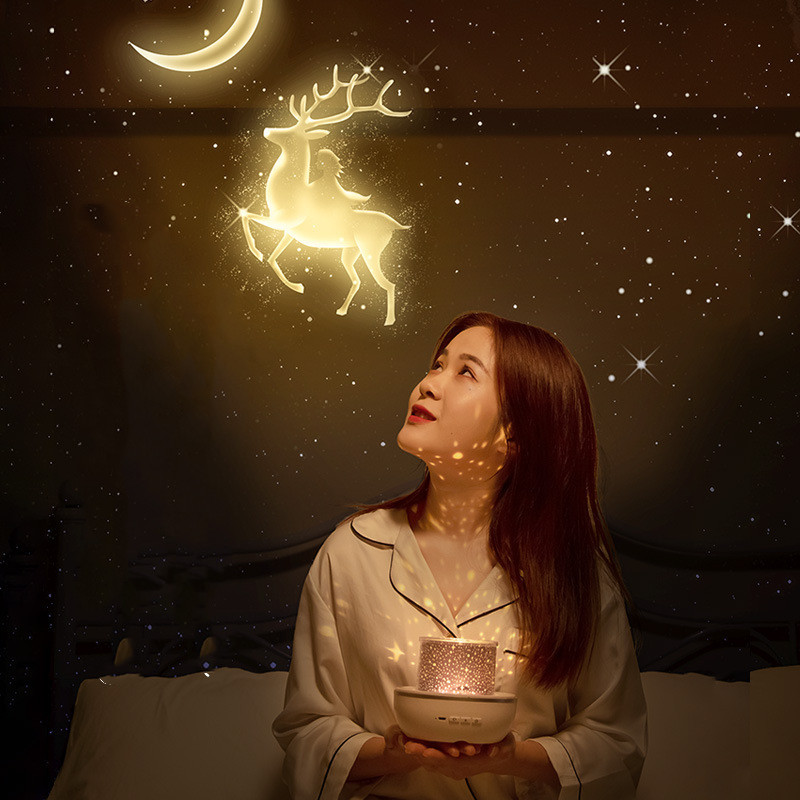 Rotating Sky Moon Lamp Galaxy  - Planetarium Projector Home avaliação e preço