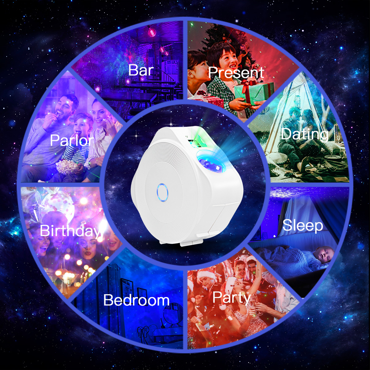 Galaxy Projector Light Tuya Sm - Planetarium Projector Home avaliação e preço