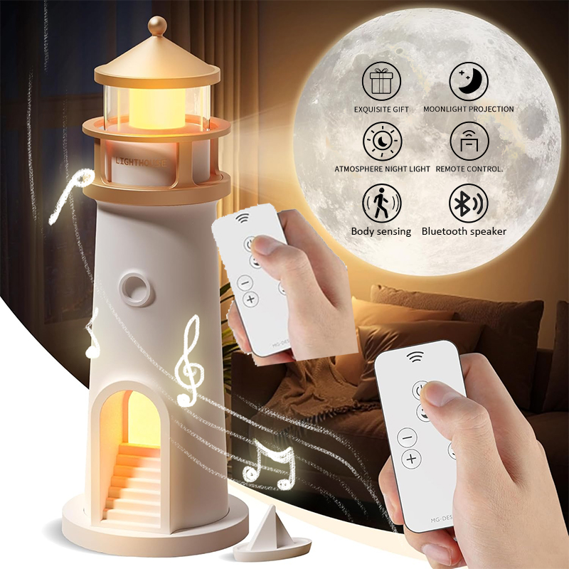 Lighthouse Ambient Light Moon  - Planetarium Projector Home avaliação e preço
