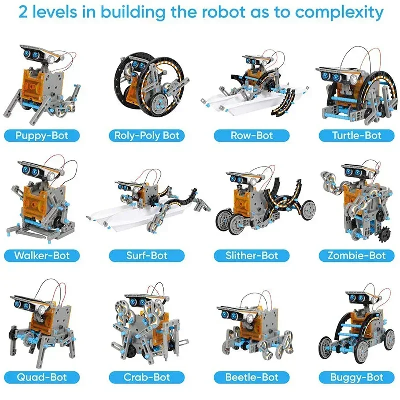 Solar Robot Kits High-Tech Sci - Science Robot avaliação e preço
