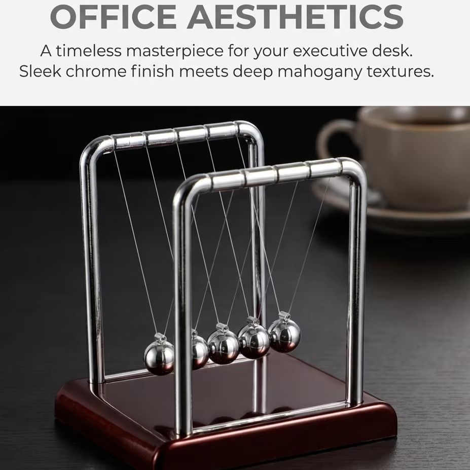 Newton Cradle Balance Pendulum - Newton Cradle Large avaliação e preço