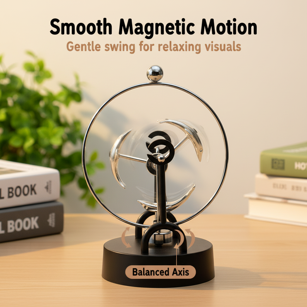 Creative Metal Magnetic Swinge - Newton Cradle Large avaliação e preço