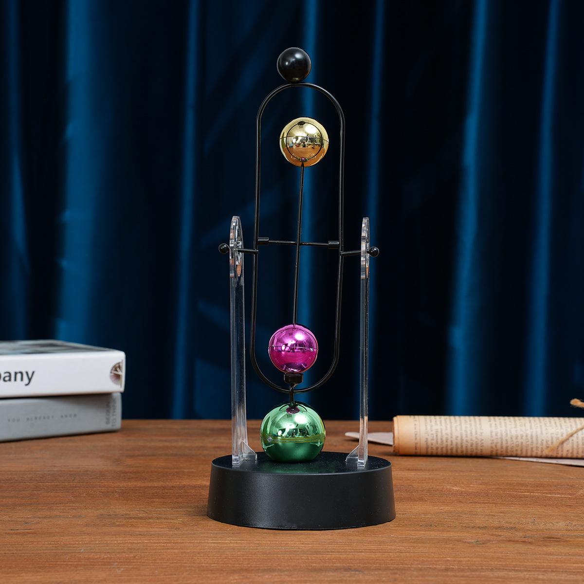 Newton Pendulum Perpetual Moti - Newton Cradle Large avaliação e preço