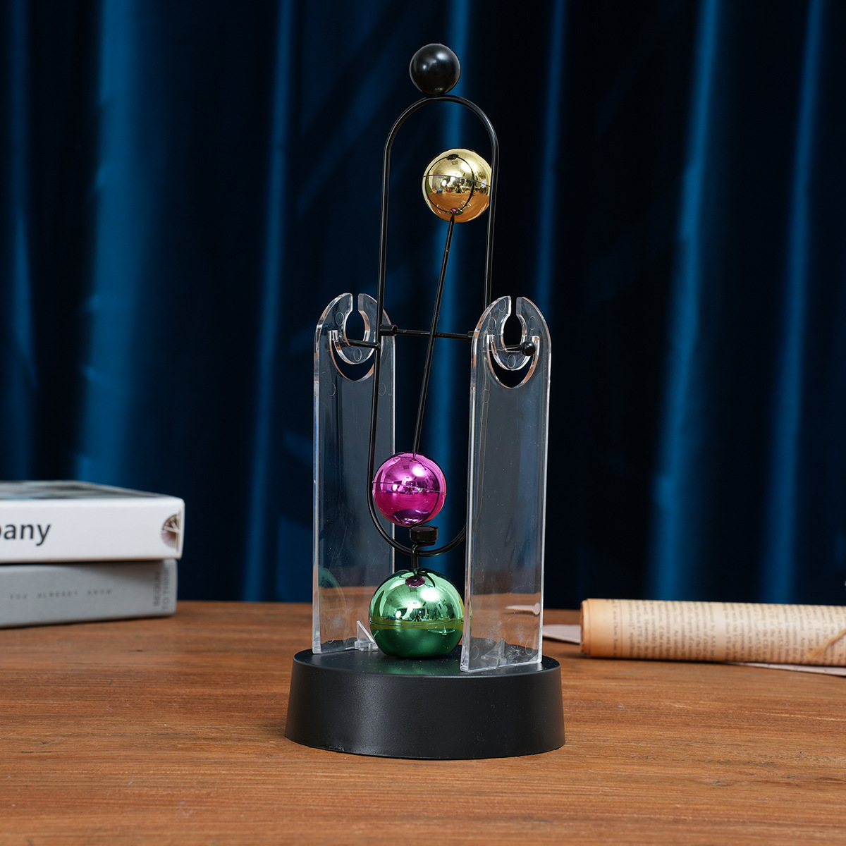 Newton Pendulum Perpetual Moti - Newton Cradle Large avaliação e preço