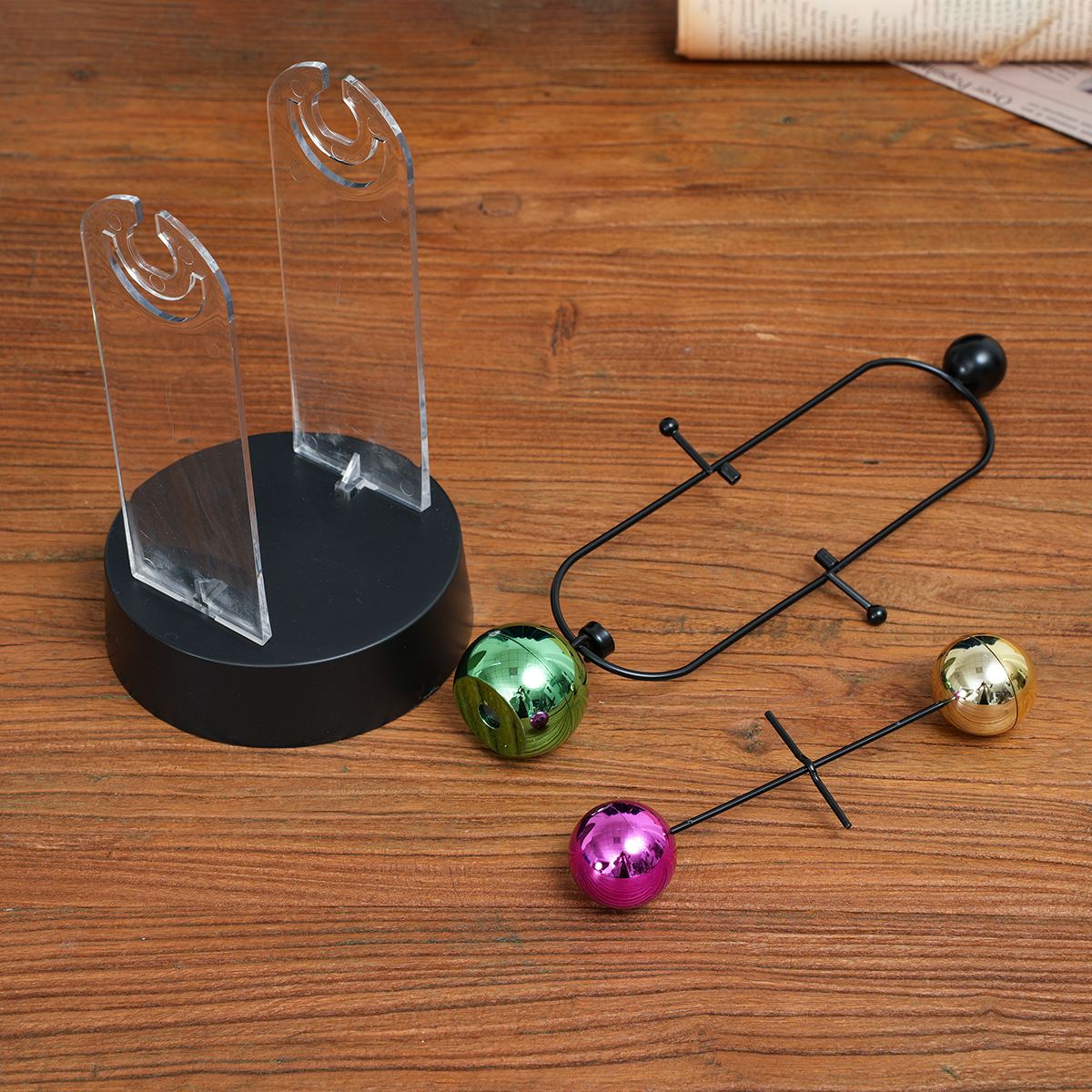 Newton Pendulum Perpetual Moti - Newton Cradle Large avaliação e preço