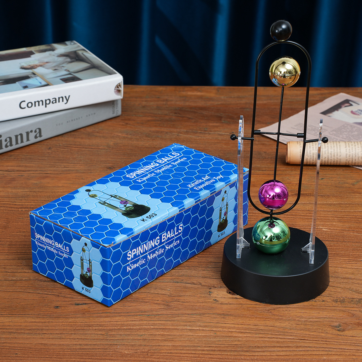 Newton Pendulum Perpetual Moti - Newton Cradle Large avaliação e preço