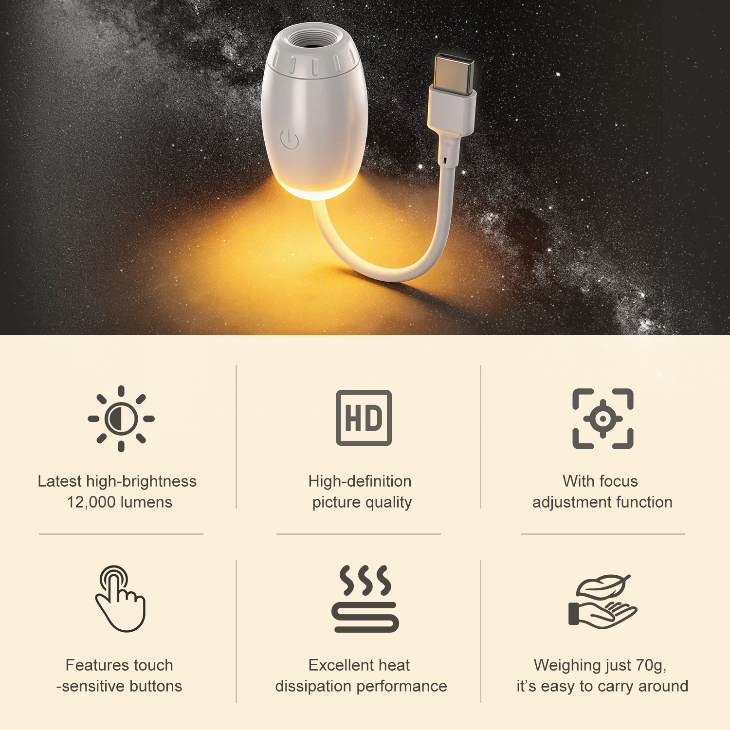 Mini Galaxy Star Projector Two - Planetarium Projector Home avaliação e preço