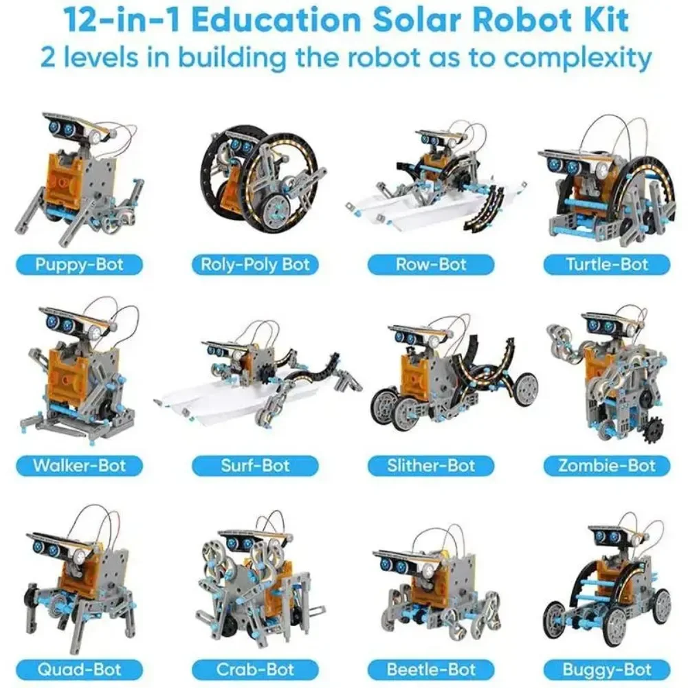 13 in 1 Solar Powered Robot Sc - Science Project Diy avaliação e preço
